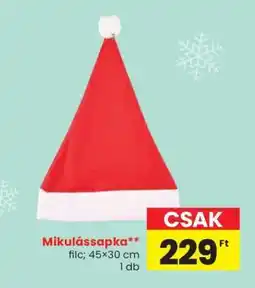Spar Mikulássapka ajánlat