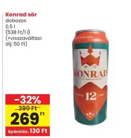 Spar Konrad sör ajánlat