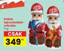 Spar KitKat Tejcsokoládé Mikulás ajánlat