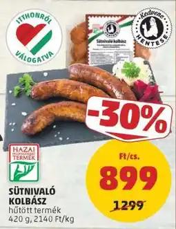 PENNY Sütni való kolbász ajánlat