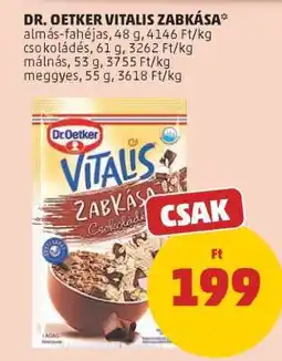 PENNY DR OETKER Vitalis zabkása ajánlat