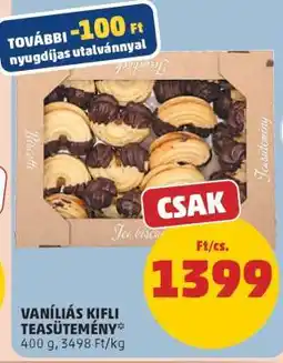 PENNY Vaníliás Kifli Teasütemény ajánlat
