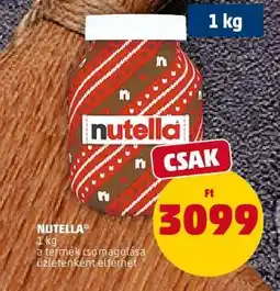 PENNY Nutella ajánlat