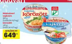 Spar Nádudvari vajkrém ajánlat