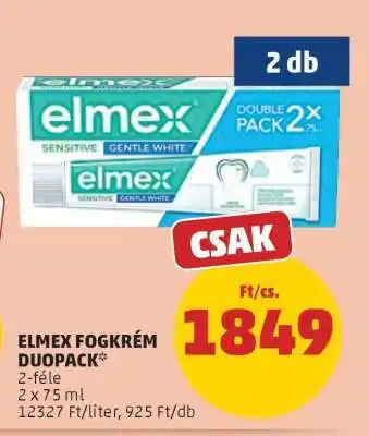PENNY Elmex Fogkrém Duopack ajánlat