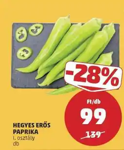 PENNY Hegyes erős paprika ajánlat