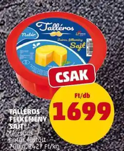 PENNY Talléros Félkemény Sajt ajánlat