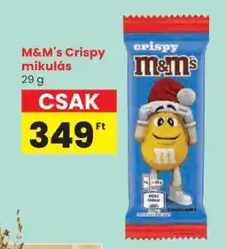 Spar M&M's Crispy mikulás ajánlat