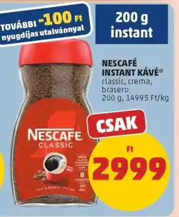 PENNY NESCAFÉ Instant kávé ajánlat