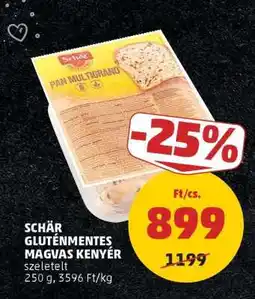 PENNY Schär Gluténmentes Magvas Kenyér ajánlat