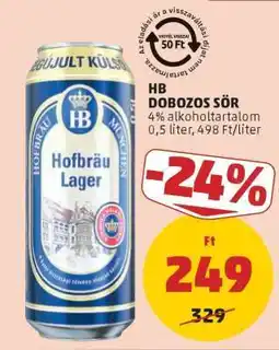 PENNY HB Dobozos Sör ajánlat