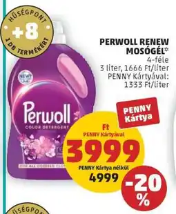 PENNY Perwoll Renew Mosógél ajánlat