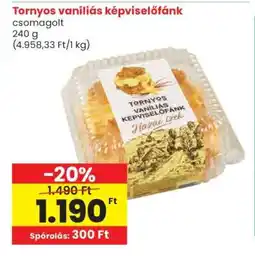 Spar Tornyos vaníliás képviselőfánk ajánlat