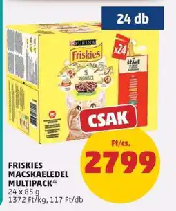 PENNY Friskies Macskaeledel Multipack ajánlat