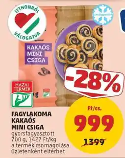 PENNY FAGYLAKOMA KAKAÓS MINI CSIGA ajánlat