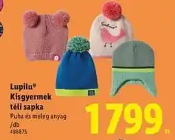 Lidl Lupilu Kisgyermek téli sapka ajánlat