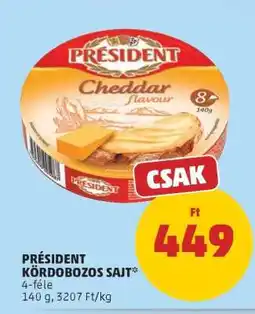 PENNY Président Kördobozos Sajt ajánlat