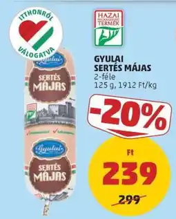 PENNY Gyulai Sertés Májas ajánlat