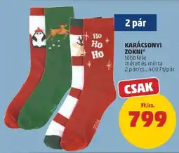 PENNY Karácsonyi zokni ajánlat