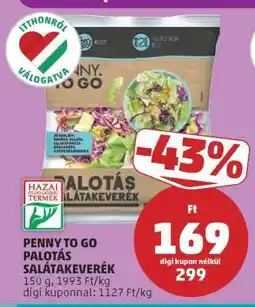 PENNY PENNY TO GO PALOTÁS SALÁTAKEVERÉK ajánlat