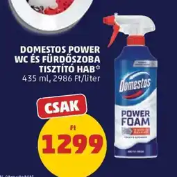 PENNY Domestos Power WC és Fürdőszoba Tisztító Hab ajánlat