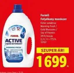 Lidl FORMIL Folyékony mosószer ajánlat