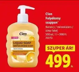 Lidl CIEN Folyékony szappan ajánlat