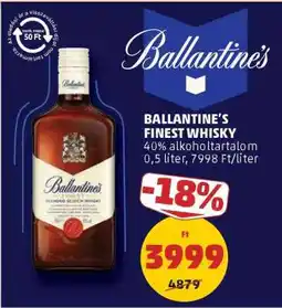 PENNY Ballantine's Finest Whisky ajánlat