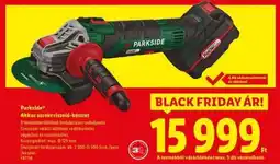 Lidl Parkside Akkus sarokcsiszoló-készlet ajánlat