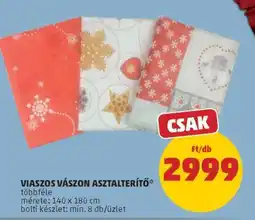 PENNY VIASZOS VÁSZON ASZTALTERÍTŐ ajánlat