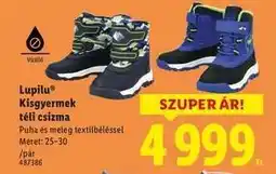 Lidl LUPILU Kisgyermek téli csizma ajánlat
