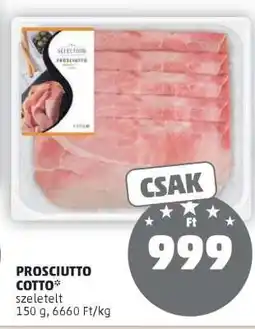 PENNY Prosciutto Cotto ajánlat
