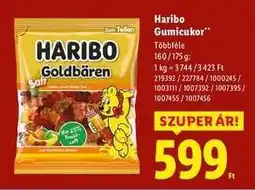 Lidl HARIBO gumicukor ajánlat