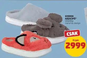 PENNY Gyerek házicipő ajánlat