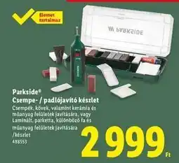 Lidl Parkside Csempe- / padlójavító készlet ajánlat