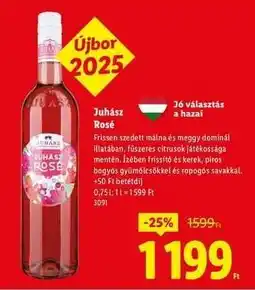 Lidl JUHÁSZ Rosé ajánlat