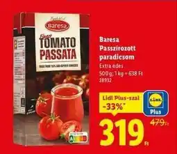 Lidl Baresa Passzírozott paradicsom ajánlat