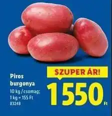 Lidl Piros burgonya ajánlat