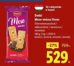Lidl DETKI Mese mézes linzer ajánlat