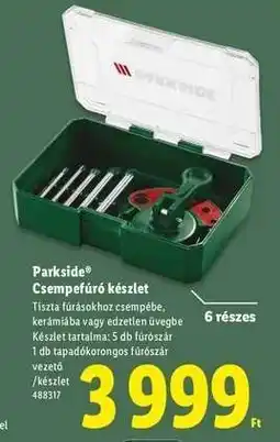 Lidl Parkside Csempefúró készlet ajánlat