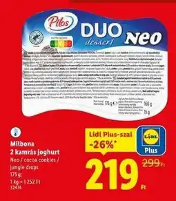 Lidl MILBONA 2 kamrás joghurt ajánlat