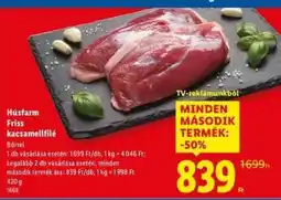 Lidl Húsfarm Friss kacsamellfilé ajánlat