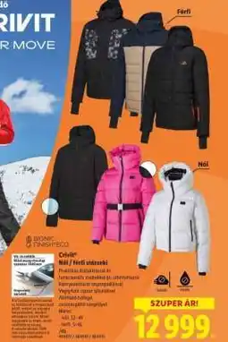 Lidl Crivit Női / férfi sídzsekik ajánlat