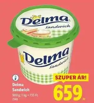 Lidl DELMA Sandwich ajánlat