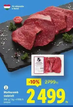 Lidl Marhacomb szeletelt ajánlat