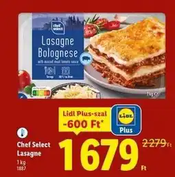 Lidl CHEF SELECT Lasagne ajánlat
