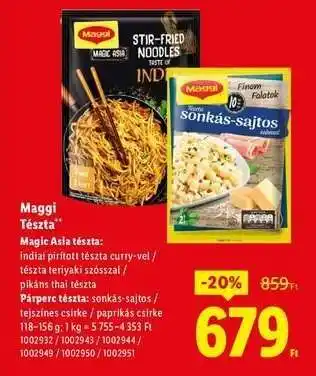 MAGGI TÉSZTA