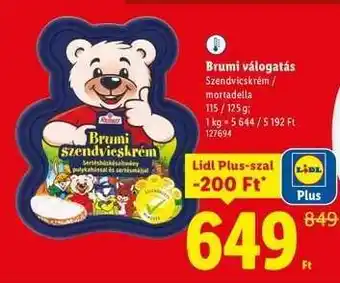 Lidl Brumi válogatás ajánlat