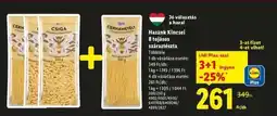 Lidl HAZÁNK KINCSEI 8 tojásos száraztészta ajánlat