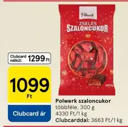 Tesco Polwerk szaloncukor ajánlat